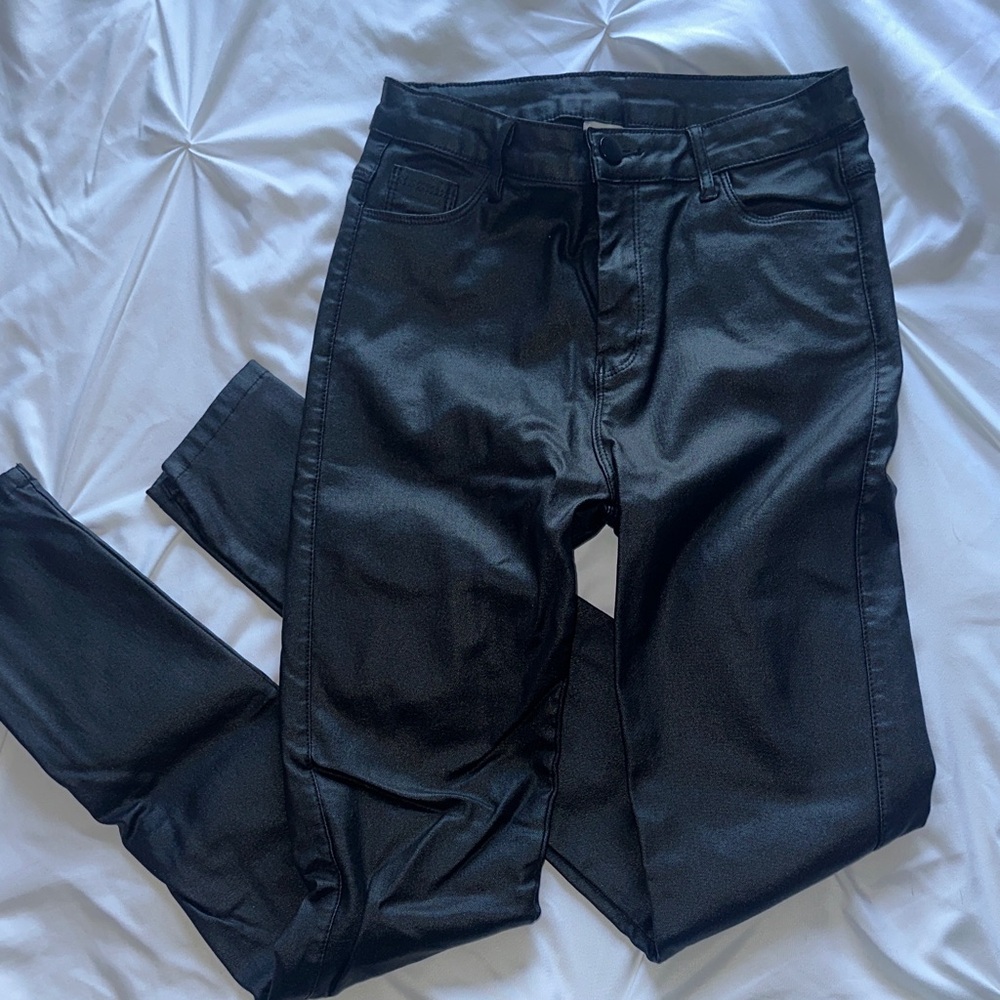 Leather Black Pants